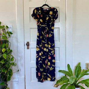 VINTAGE INDIRA || FLORAL MAXI DRESS